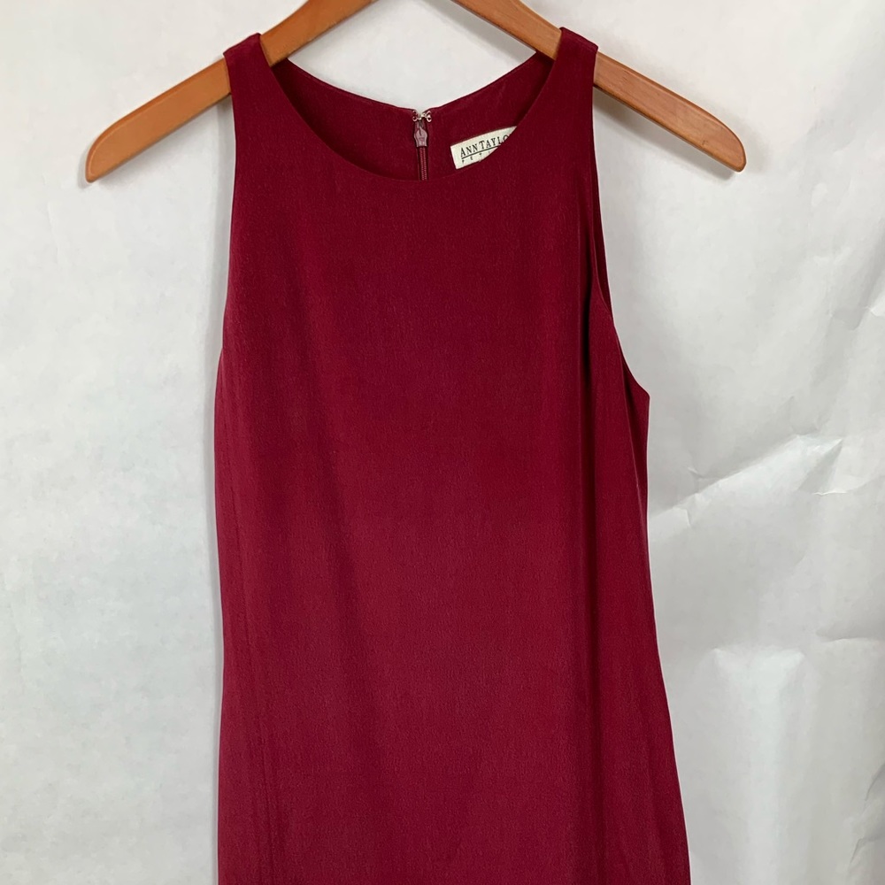 Silk sheath dress